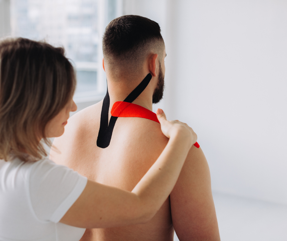 Kinesio-Tape Große Behandlung