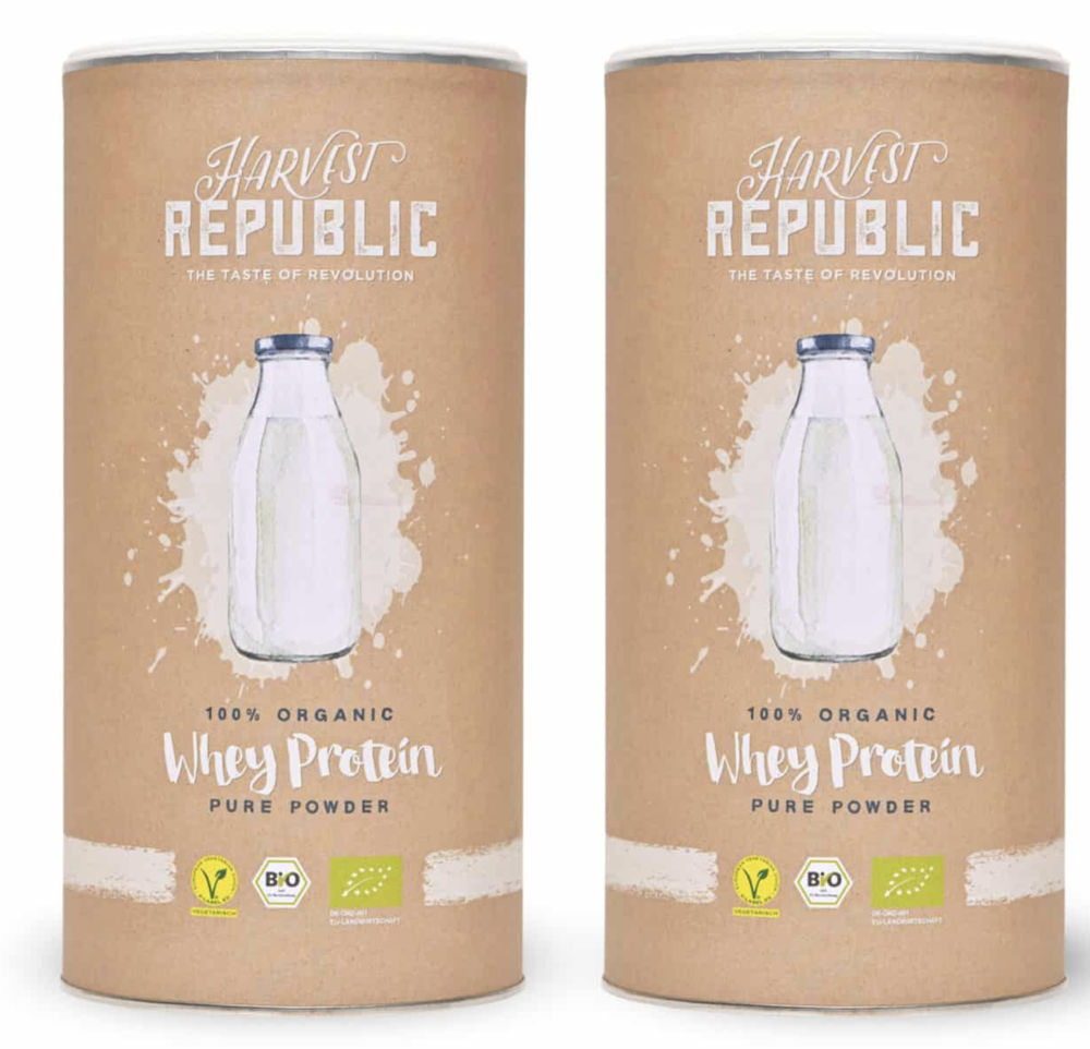 2x Organic Whey Protein Pure Powder 2x Organic Whey Protein Powder
