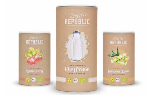 WHEY PROTEIN SHAKE BUNDLE Whey Protein + Erdbeerpulver + Rohrohrzucker