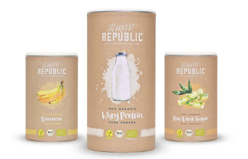 WHEY PROTEIN SHAKE BUNDLE Whey Protein + Bananenpulver + Rohrohrzucker