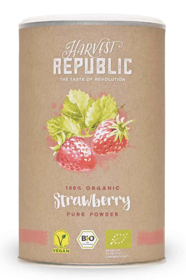 Organic Pure Powder Organic Strawberry Pure Powder